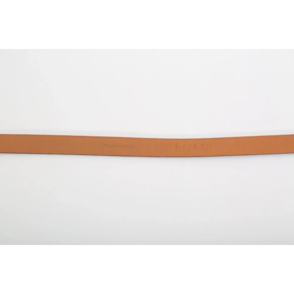 Lauren Ralph Lauren navy blue Italian leather belt Sz. L